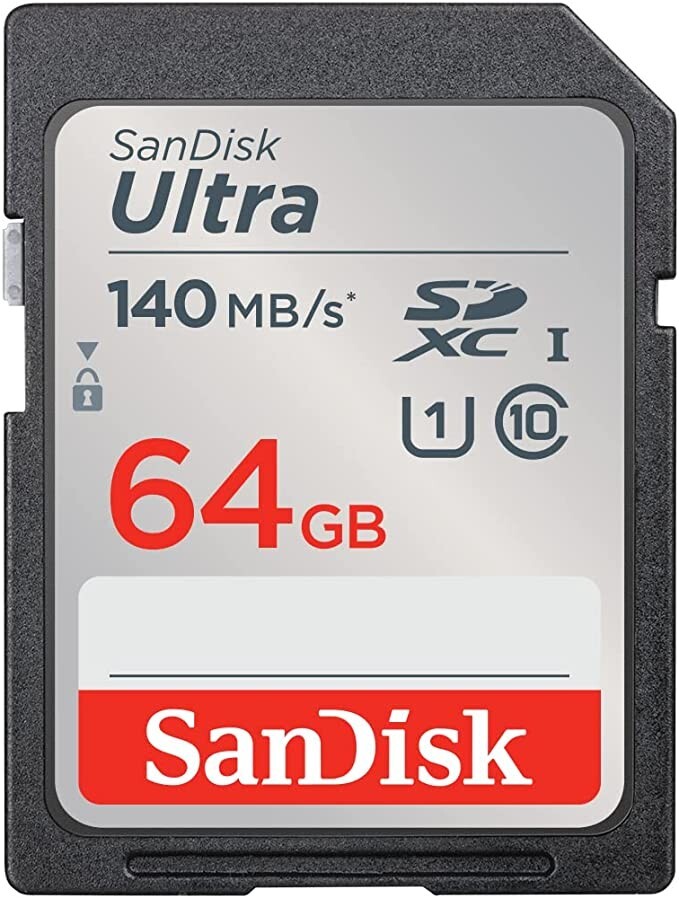 Sandisk Ultra 64GB SD cards for Camera / Trail Camera / Computers (10 Pack)