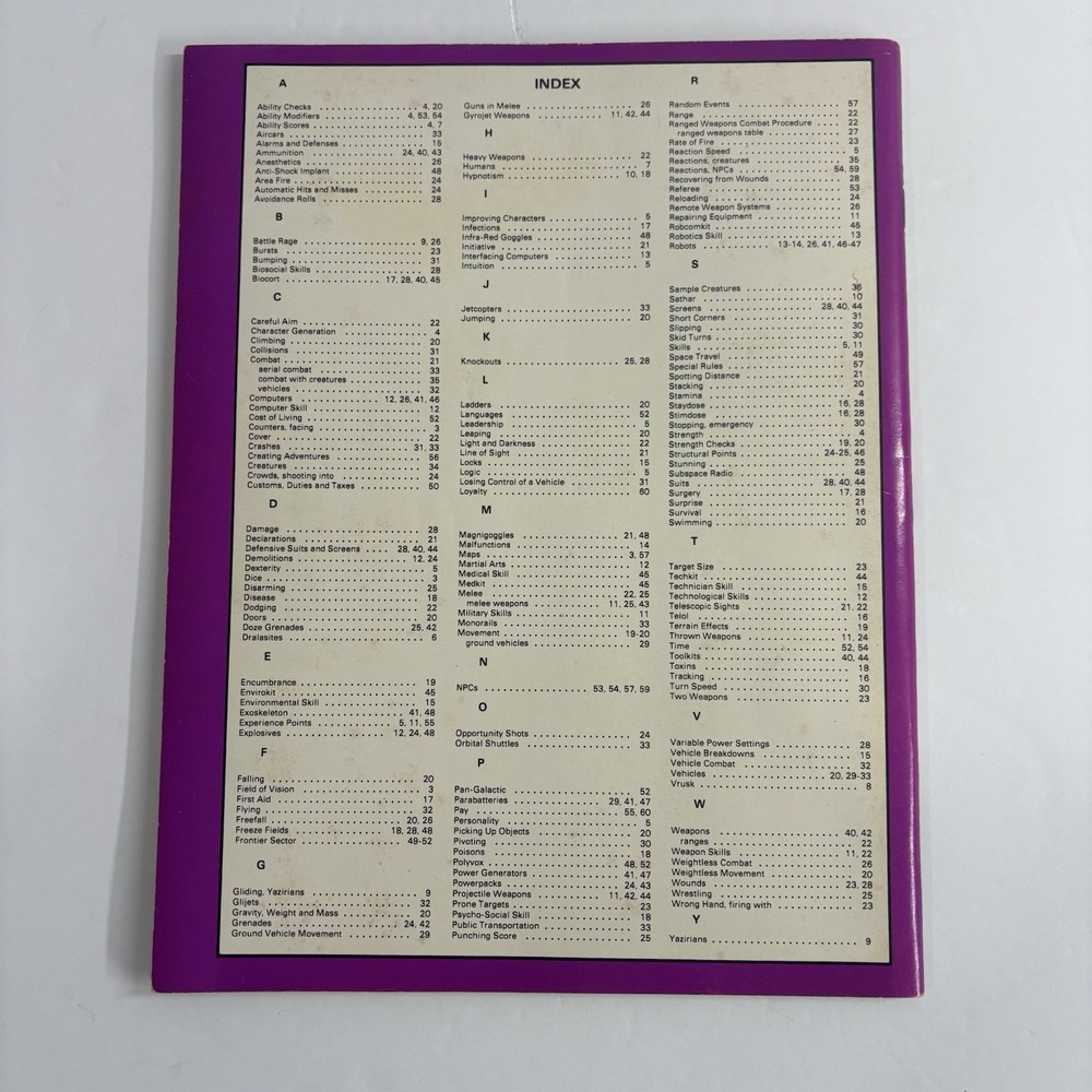 TSR Star Frontiers Alpha Dawn Basic Expanded Game Rules