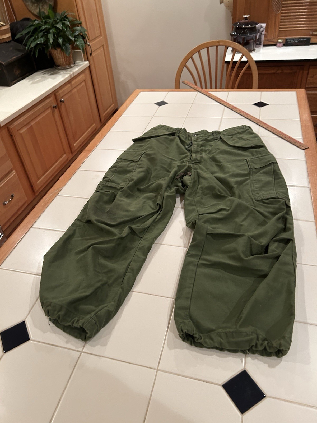 VTG NOS M51 Field Shell Trousers M-1951 Army Military Pants Medium Regular 34x29