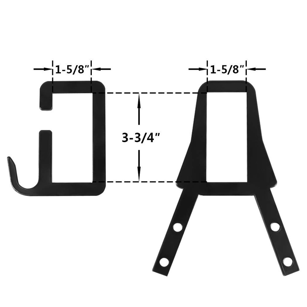 AR500 Target Stand Kit - 2x4 Mounting Bracket with Target Hanging Hook