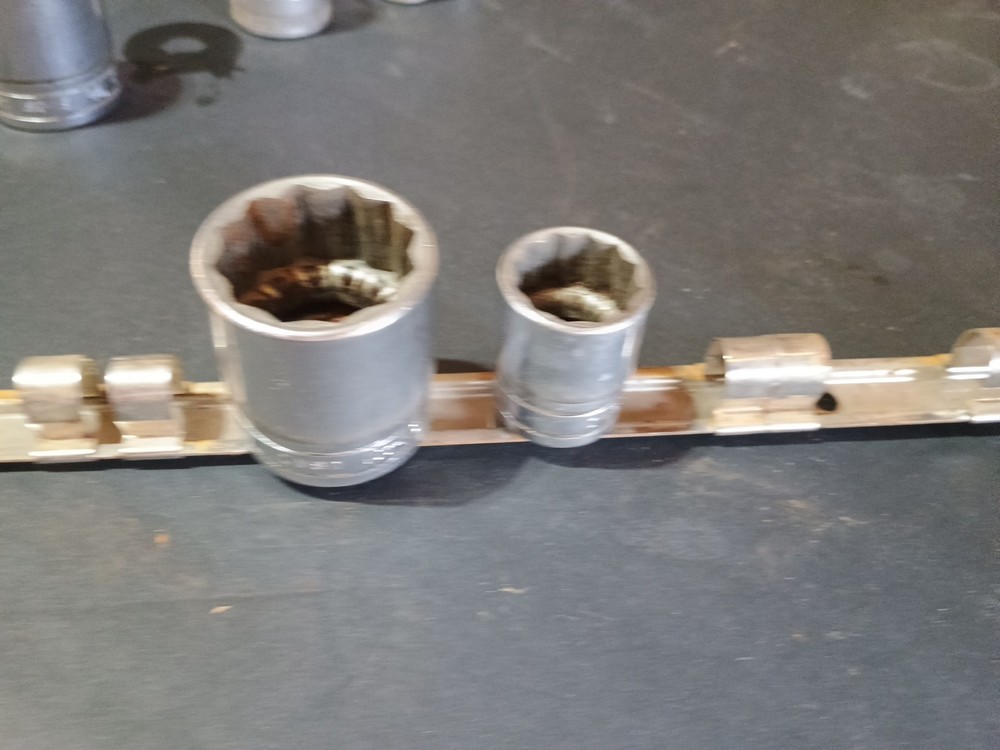 1/2" Drive Socket Carry Rack Rail Set