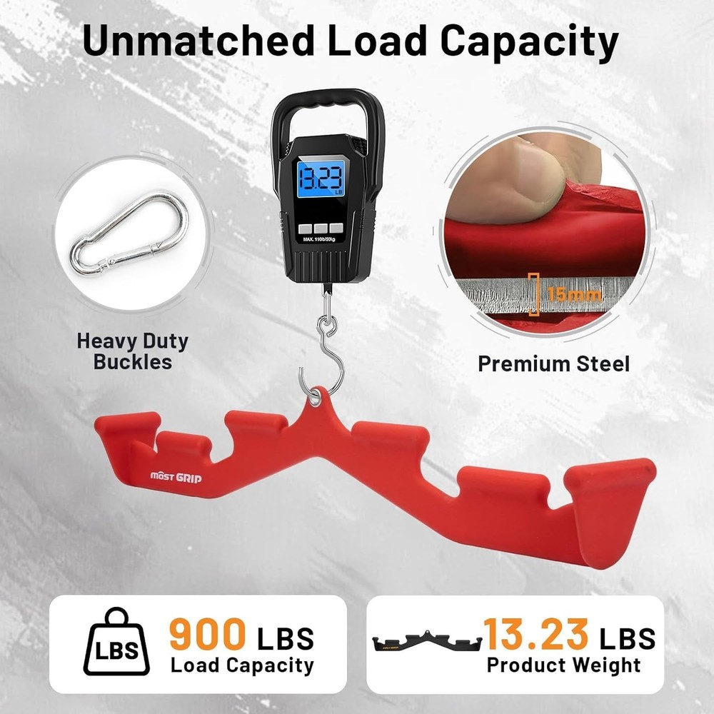 LAT Pull Down Bar with 6 Ergonomic Handles,Neutral Grip LAT Pulldown Attachments