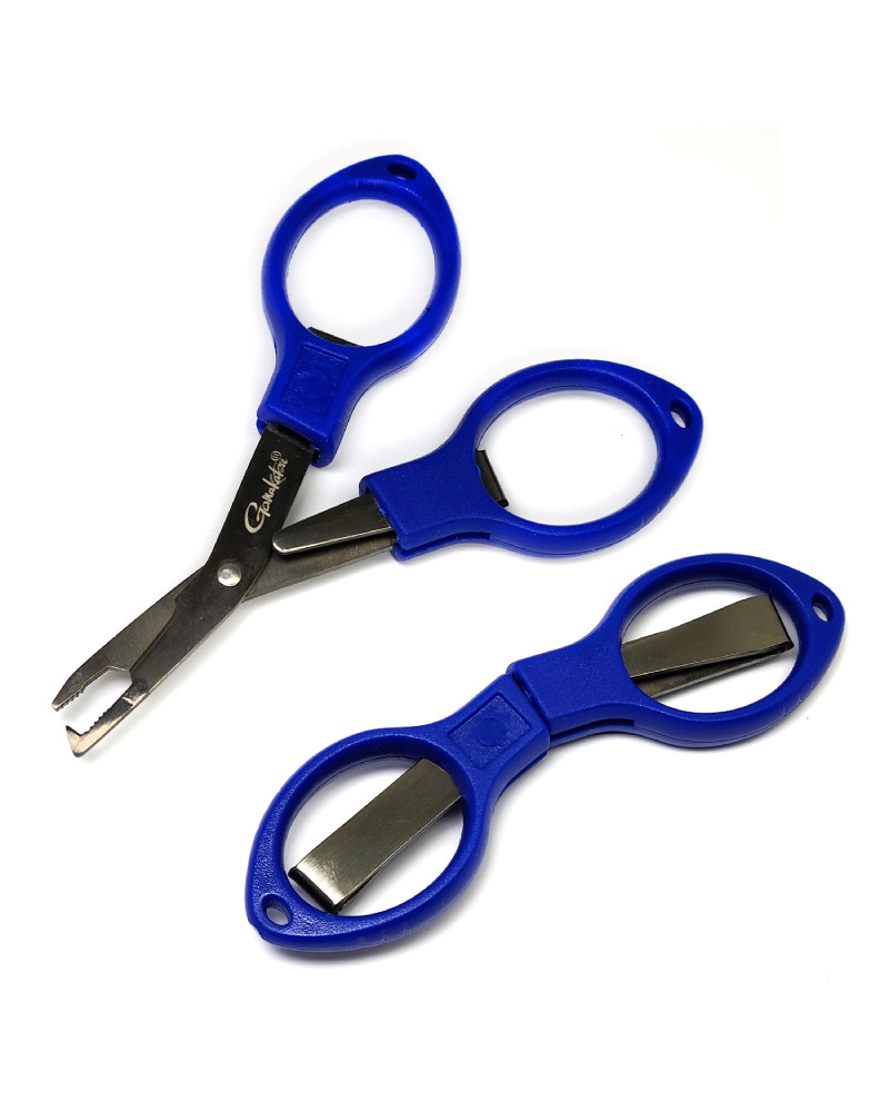 Gamakatsu Folding Braid Scissors with Split Ring Plier