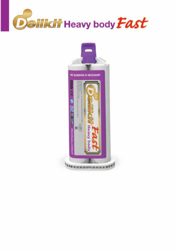 Delikit VPS Impression Material Heavy Body FAST SET Bulk Pack 16X50ml/Pack