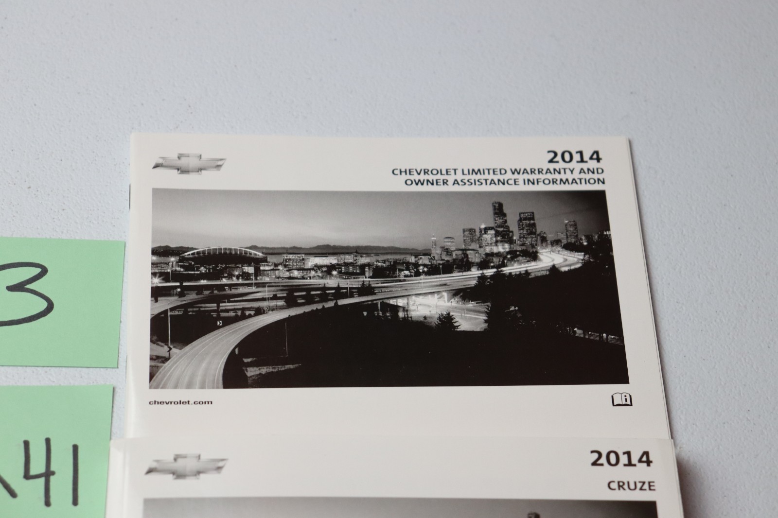 2014 Chevy Chevrolet Cruze Owners Manual Free Shipping OEM Guide Book