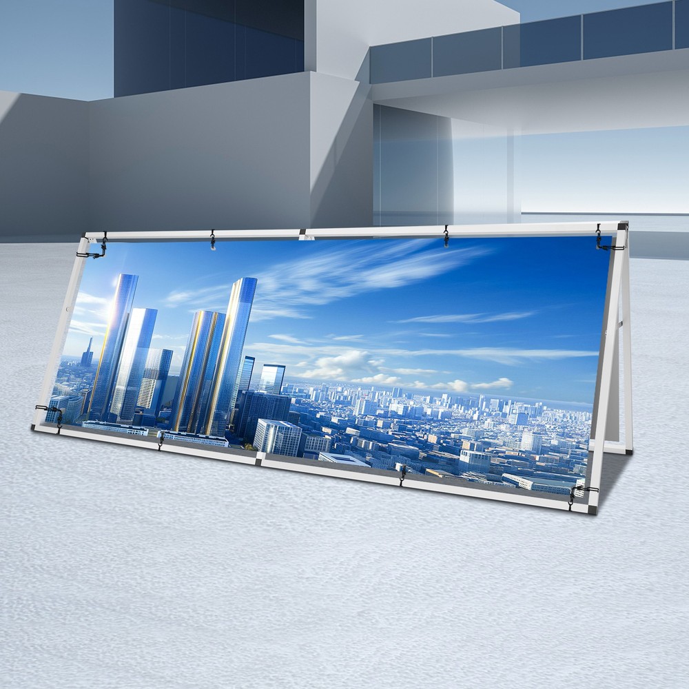 A-Frame Double-Sided Poster Stand for Effective Display, Portable & Durable