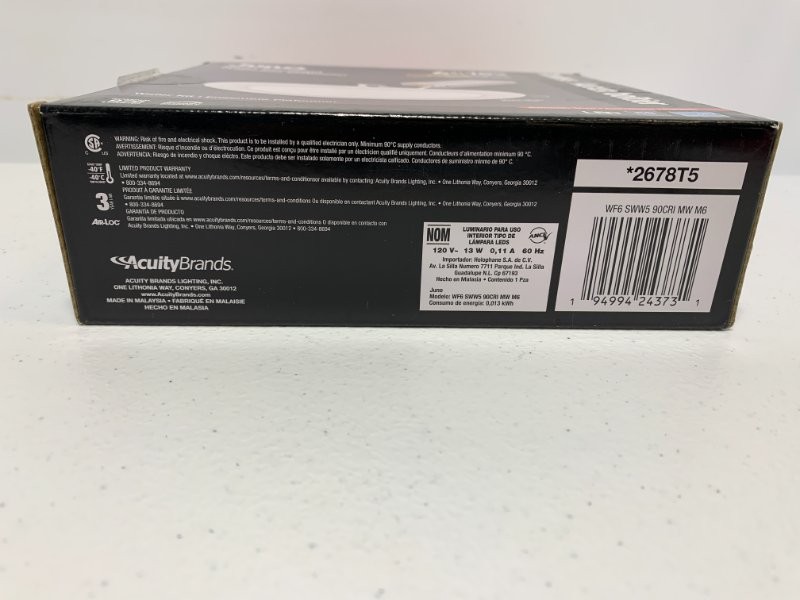 Juno 2678T5 LED Downlight 6" 13W Switchable White