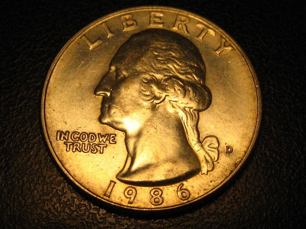 1986-D Washington Head Quarter CHOICE BU