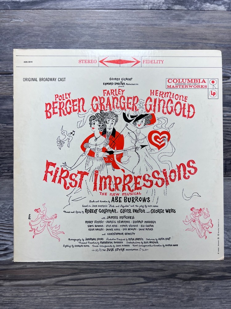FIRST IMPRESSIONS, VINYL RECORD