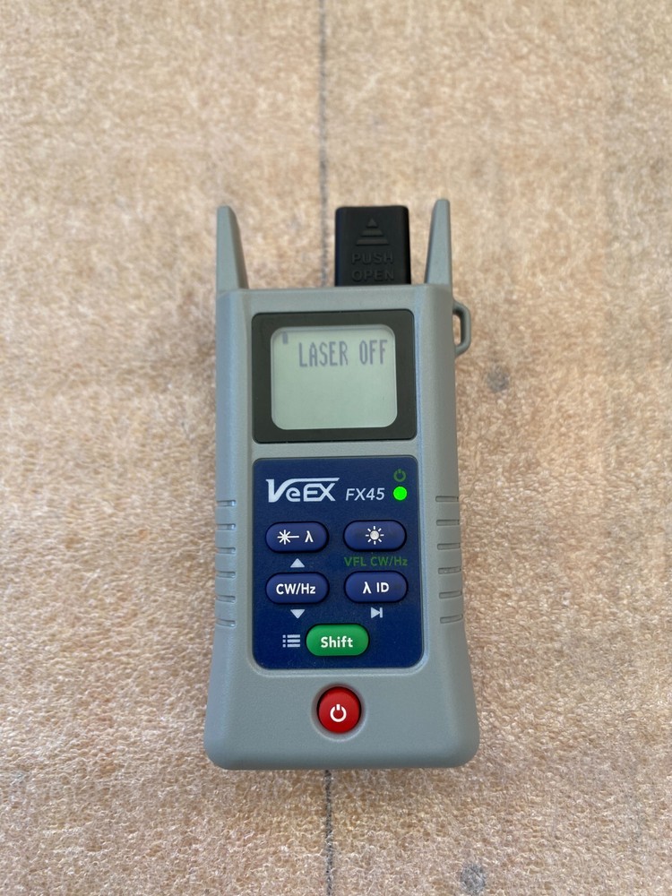 VeEX FX45 Fiber Optical Meter + Fiber Optic Cables