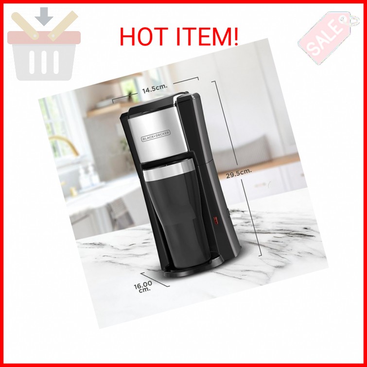 Single Serve Coffeemaker, Black