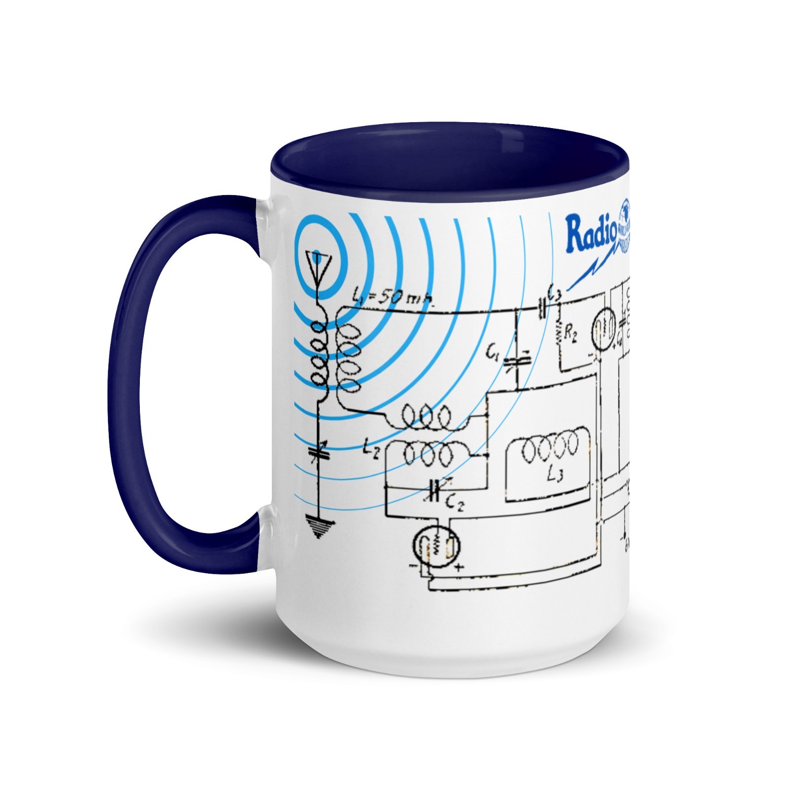 Armstrong Superheterodyne Radio Circuit - Mug 15oz – RCA Tribute Edition