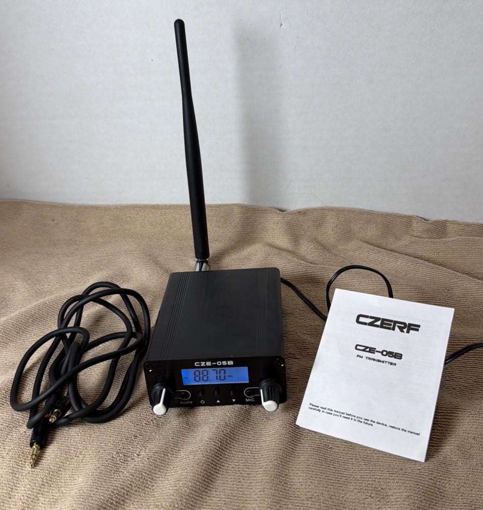 FM Transmitter for Church,Long Range Stereo Mini Radio Station for Drive-in M...