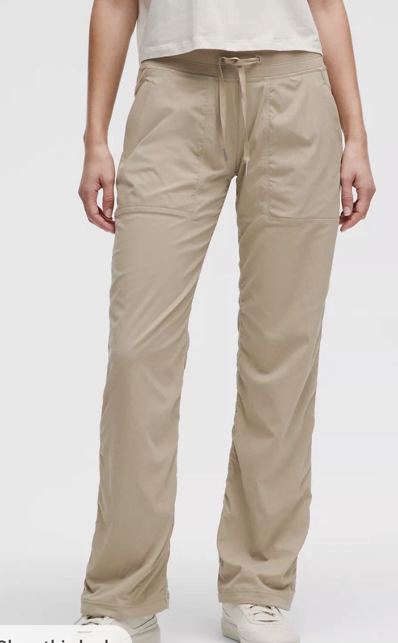 Lululemon Dance Studio Medium Rise Lined Pants Size 8