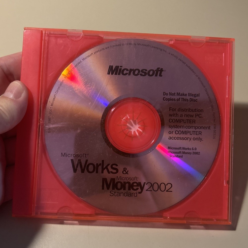 Microsoft Works & Money 2002 Standard CD