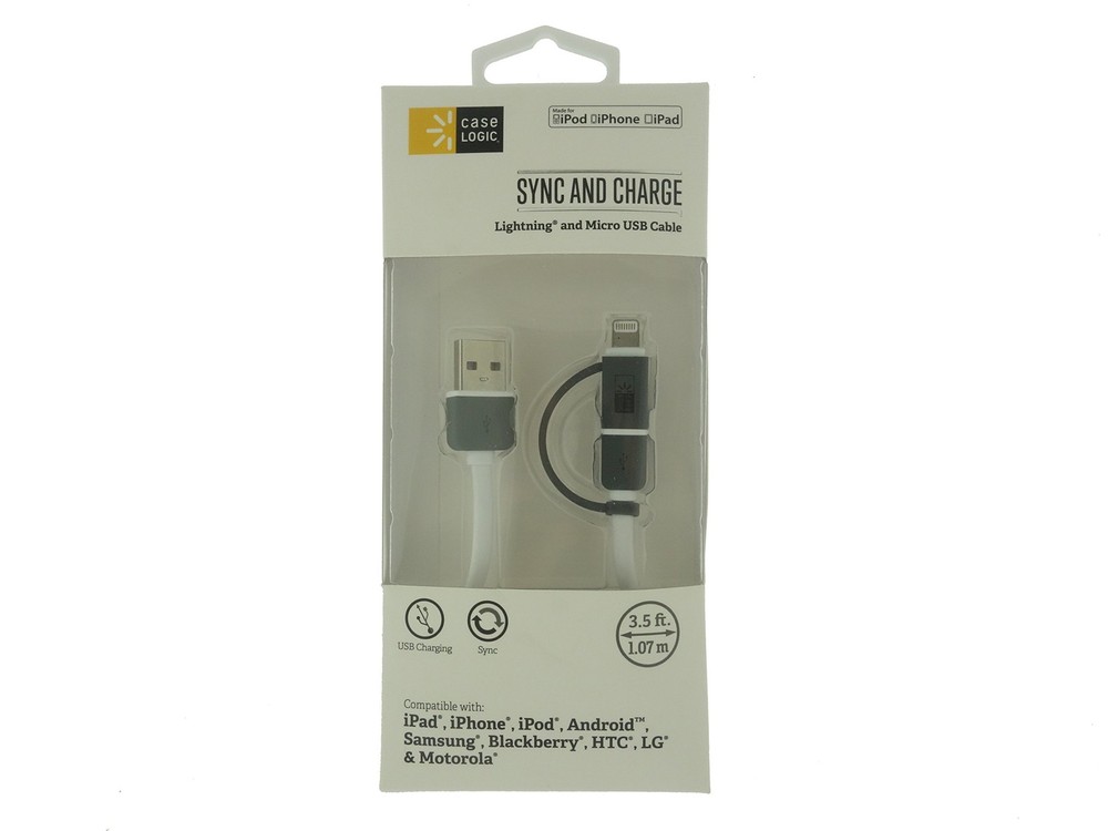 Case Logic BTHCLLPCA003WT Combo Cable