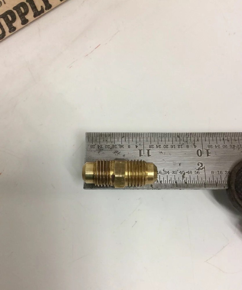CLEMCO 01944 TLR REMOTE CONTROL TWINLINE HOSE END UNION BRASS COUPLING