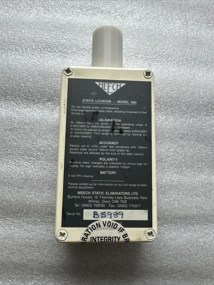 Meech Static Locator Model 980