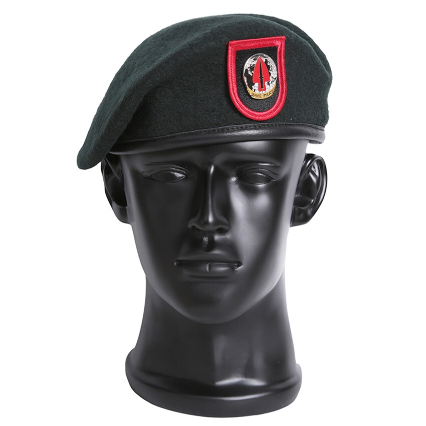U.S.ARMY SPECIAL OPERATIONS COMMAND GREEN BERET WOOL BATTLE CAP