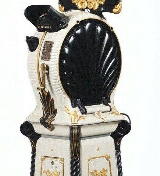 Mutoscope Clamshell Arcade Machine Circa 1898-W.C Fields The. "Pool Sharks"