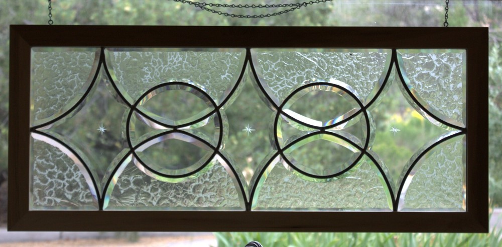 beveled glass window