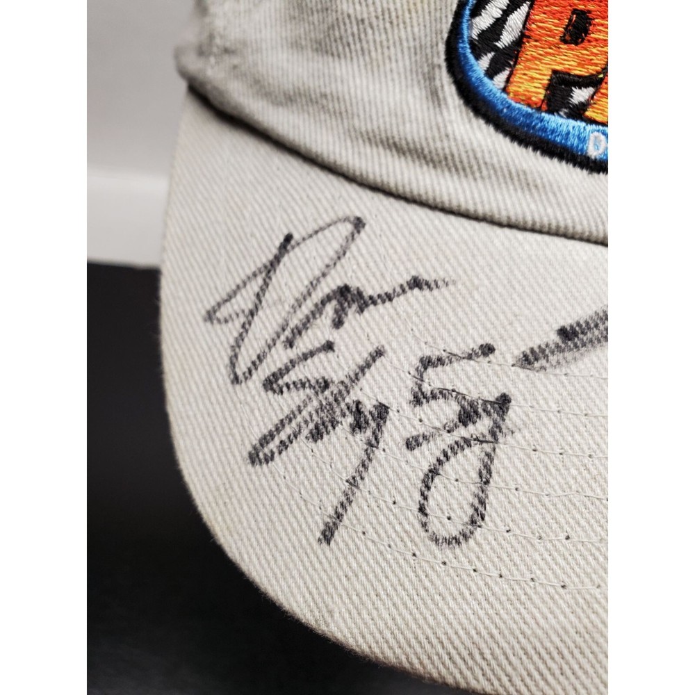 Autographed NASCAR Busch Series Dover Downs Hat - READ