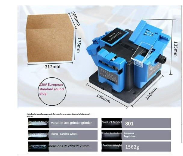 Electric Sharpener Multi Task Knife Scissor Drill Bit Chisel Sharpening Machine
