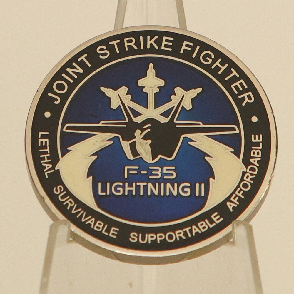 F-35C Lightning II First Flight Joint Strike Fighter Challenge Coin M#4