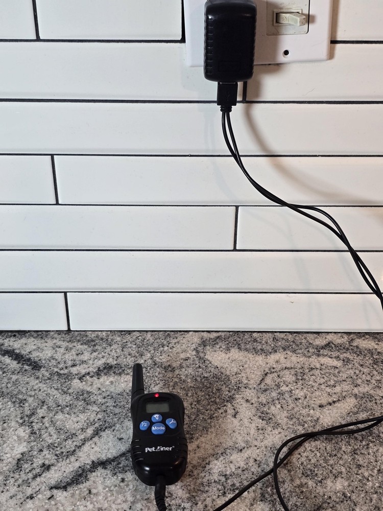 Petrainer Dog Training Remote Transmitter Black Replacement Multiple Modes LCD