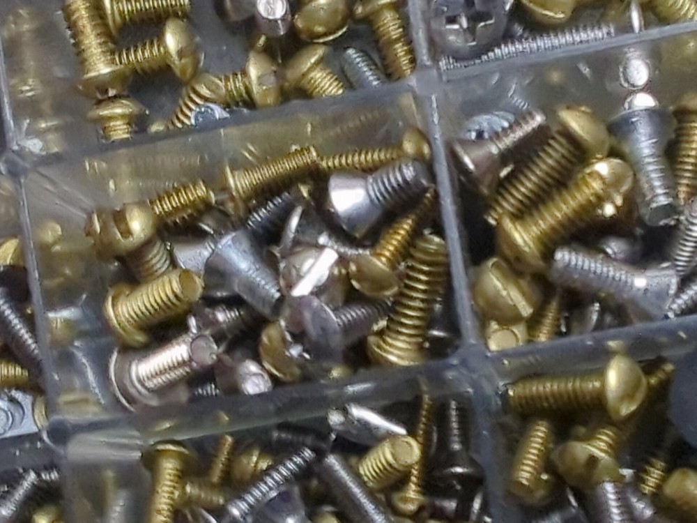 Bibb Screw Kit, Brass Assortment