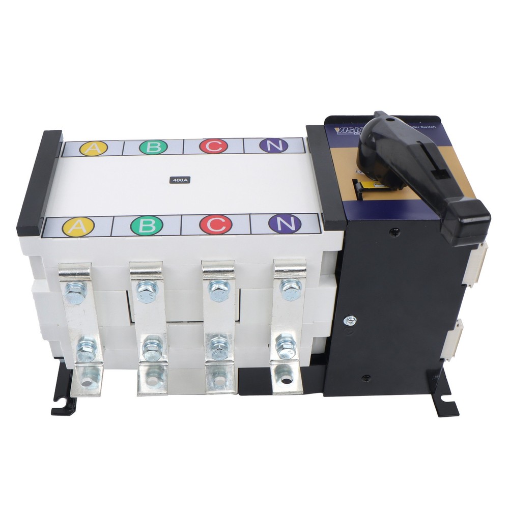 ATS Automatic Transfer Switch 400A 4 P Grid to AC Generator 1 Pack 110V 220V