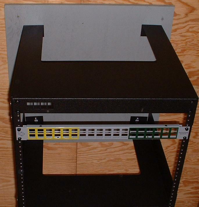 8U Data Rack RackMount Kit 20in DEEP w/ Accessories Patch Panel
