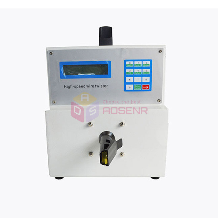 NEW Auto Microcomputer CNC Wire Twisting Bounching Machine Wire Twister 110/220V