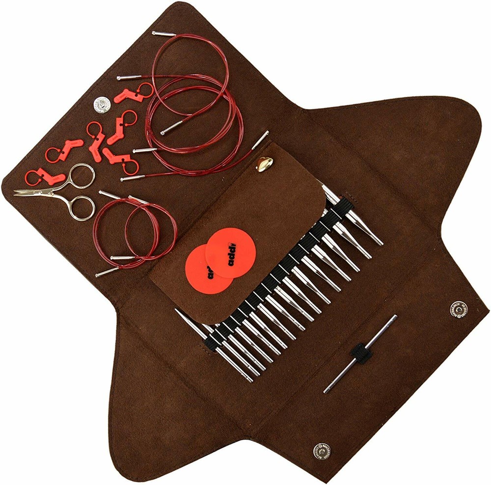 addi Click LACE Short Tips * Extended Set * Interchangeable Knitting Needles