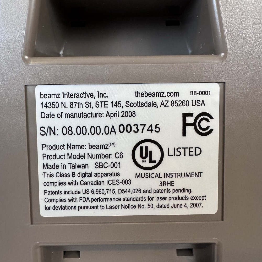 Beamz® Professional Interactive Music System - Untested - IN BOX - No Software