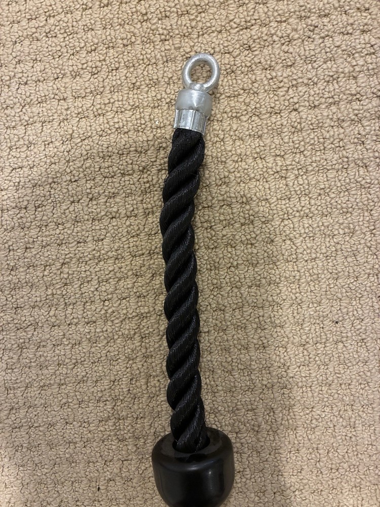 Single Grip Triceps Rope Pulldown Cable Attachment 14 Inch