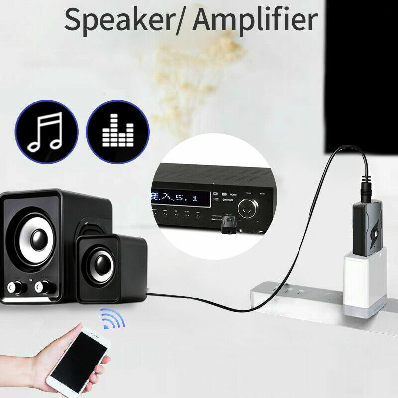4IN1 Bluetooth 5.0 Transmitter & Receiver Wireless 3.5mm USB Aux Adapter for PC
