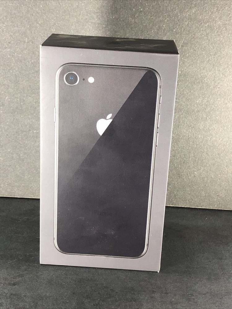 EMPTY Apple iPhone 8 Space Grey Empty Box - BOX ONLY 64GB Authentic Box
