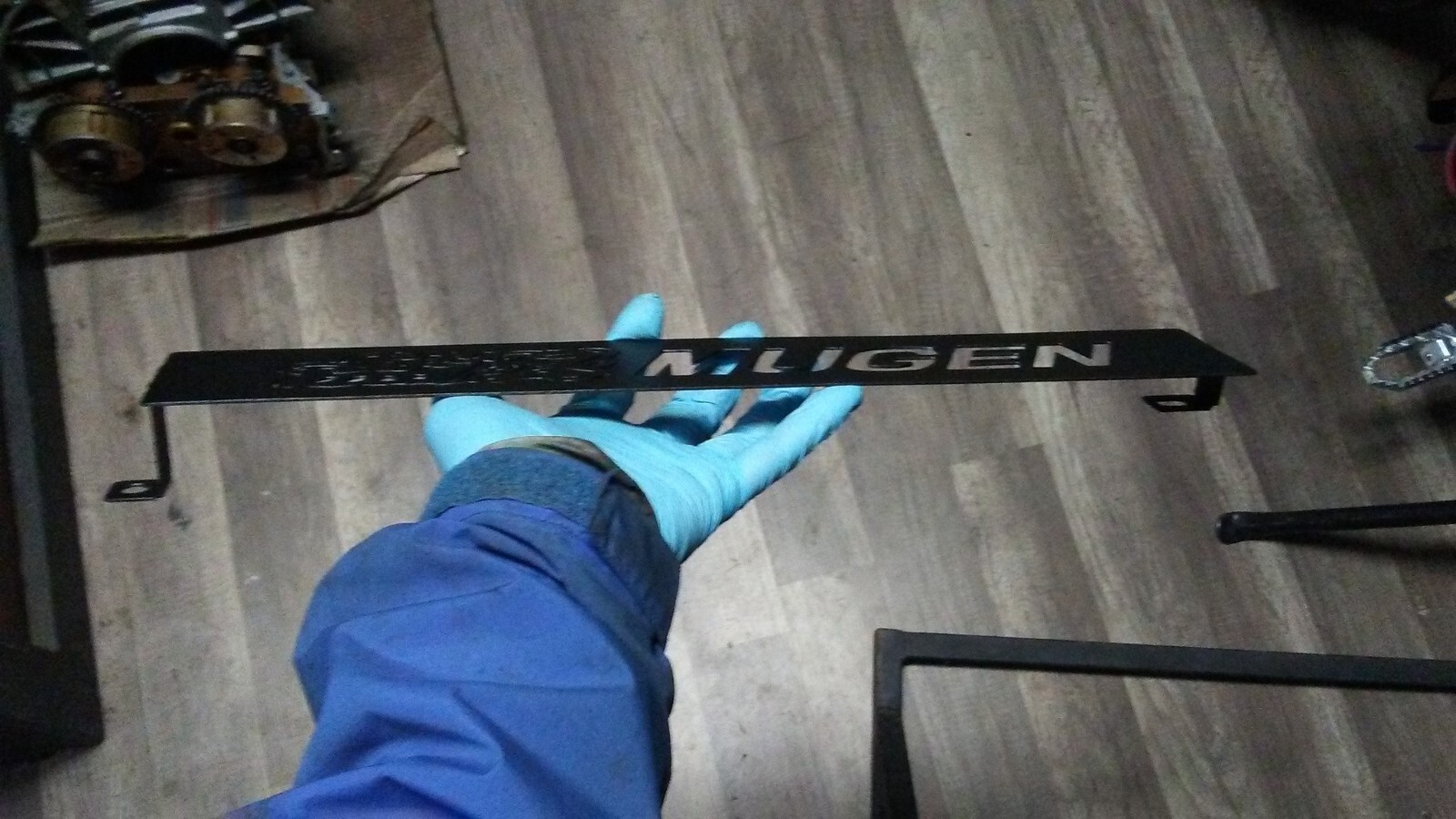 1999 Honda CRV Spark Plug Cover: Blank Black Metal *Custom Shoot a Message!