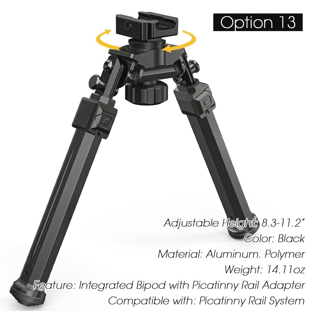 Foldable Tactical Rifle Bipod/Shooting Tripod Rest - 100% Authentic CVLIFE