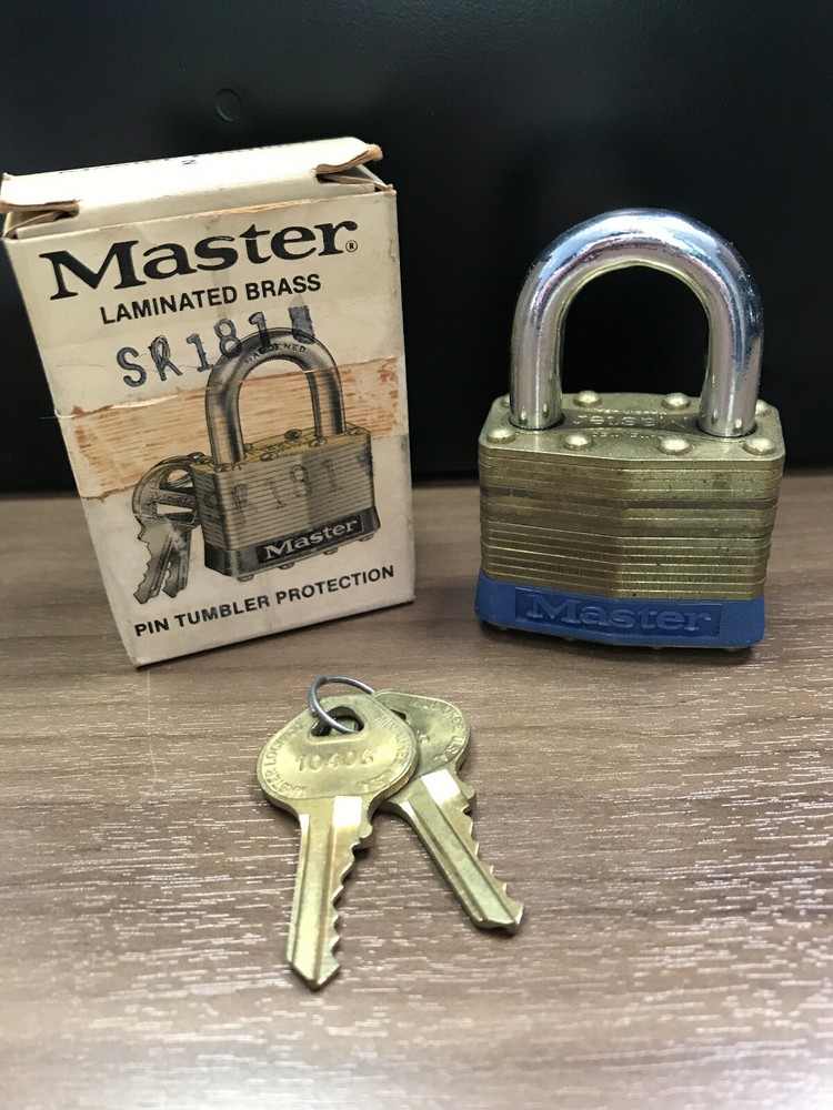 MASTER LOCK #2 MK SR181, KD....NOS!