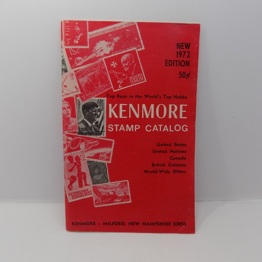 Kenmore Stamp Catalog Kenmore 1972 Edition US Canada British Colonies