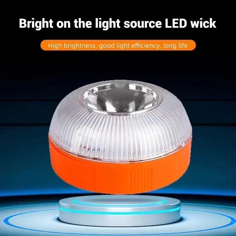 Car Emergency Beacon Light V16 Magnetic Induction Strobe Flashing