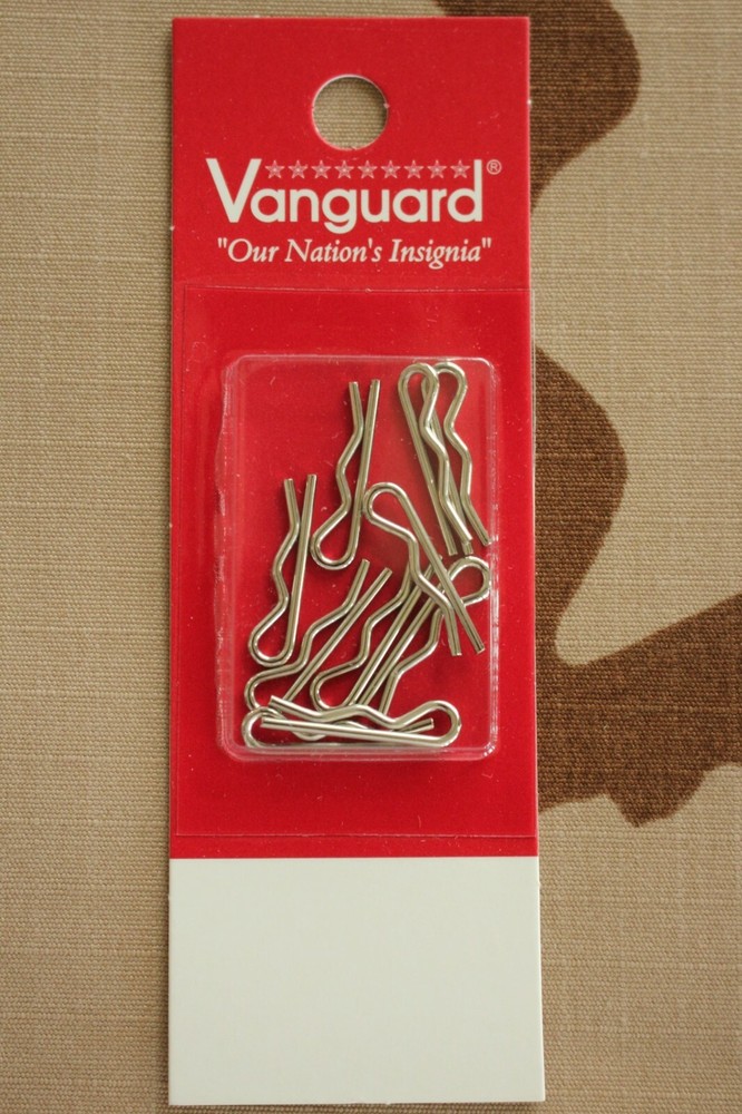 LAW ENFORCEMENT ALL RANKS COAT JACKET LOOP BACK BUTTON TOGGLE CLIP 10 PIECE SET