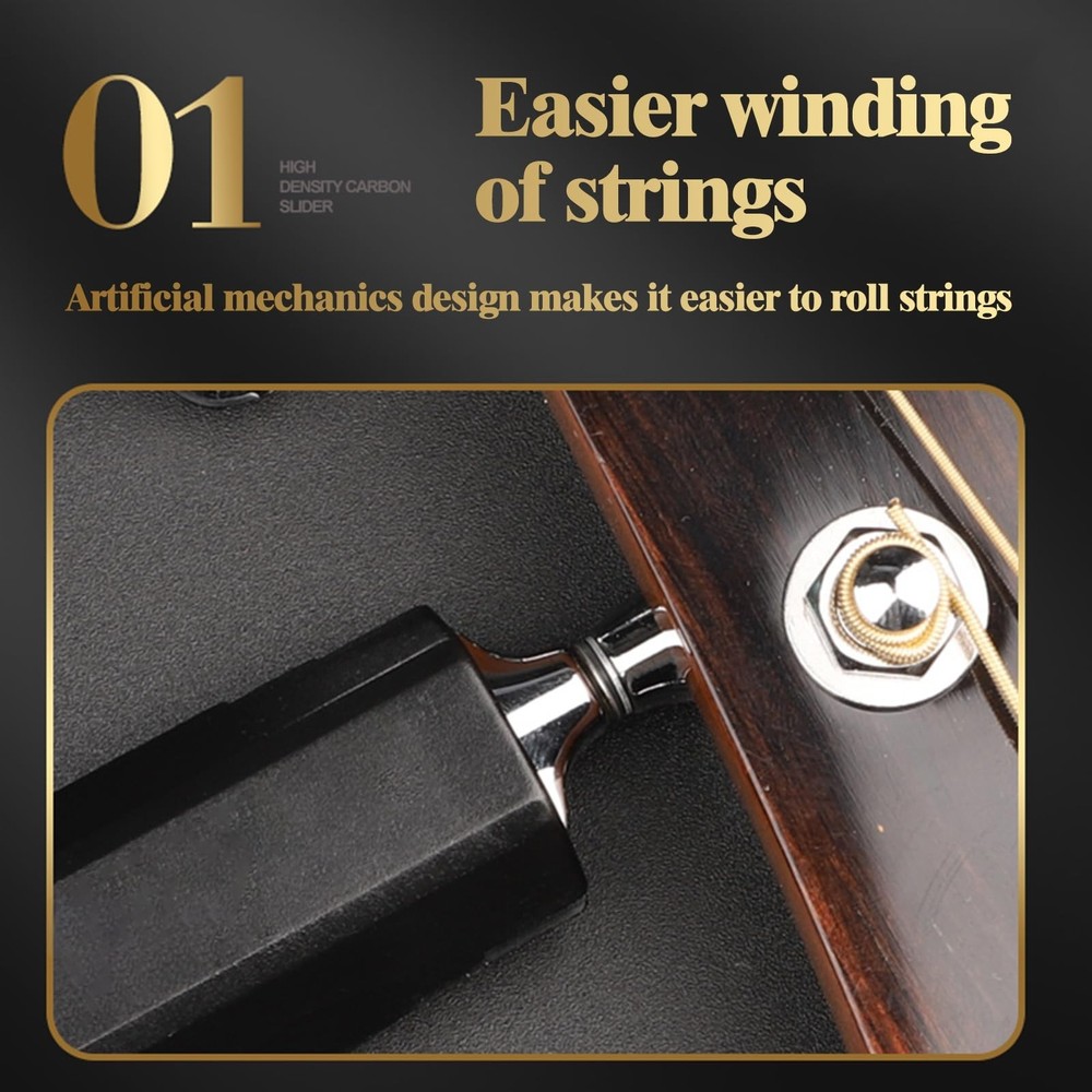 Guitar String Winder Bridge Pin Puller Guitar Repair Tool