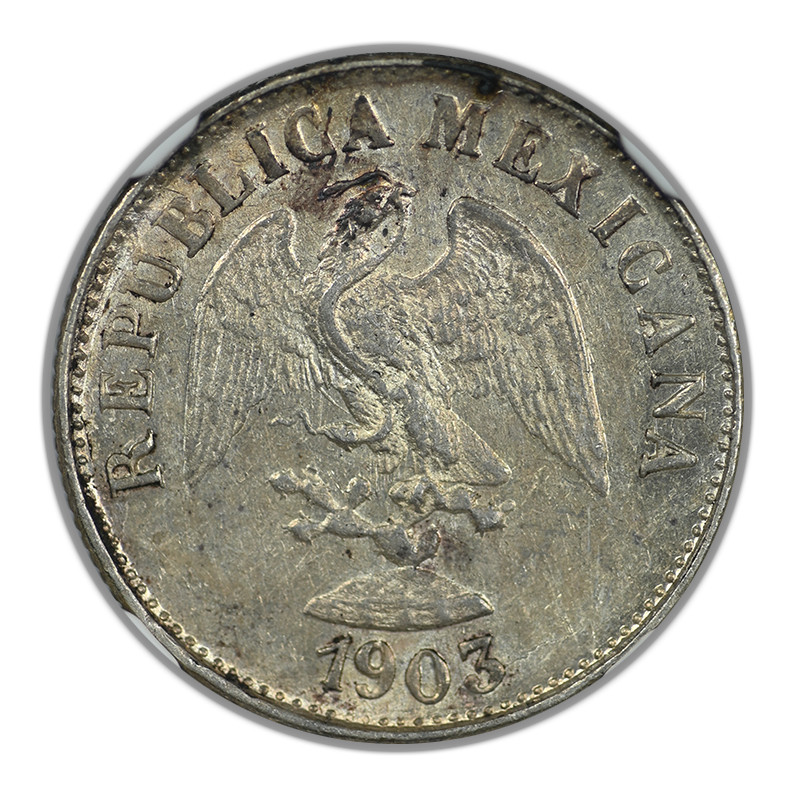 1903 MO M Mexico 10C Centavos NGC MS61