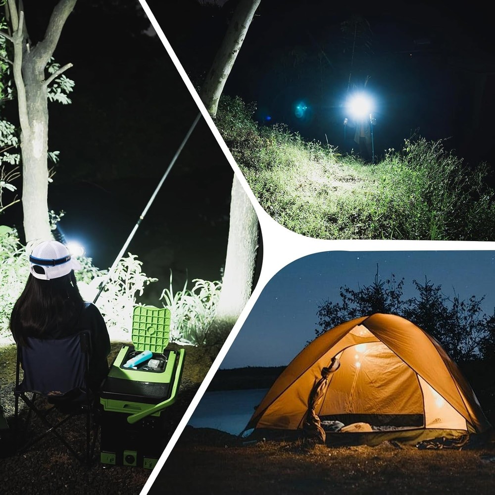 E7 Adjustable Headlamp Bracket, Black Headlamp Strap, LED Headlamp Hand Strap...