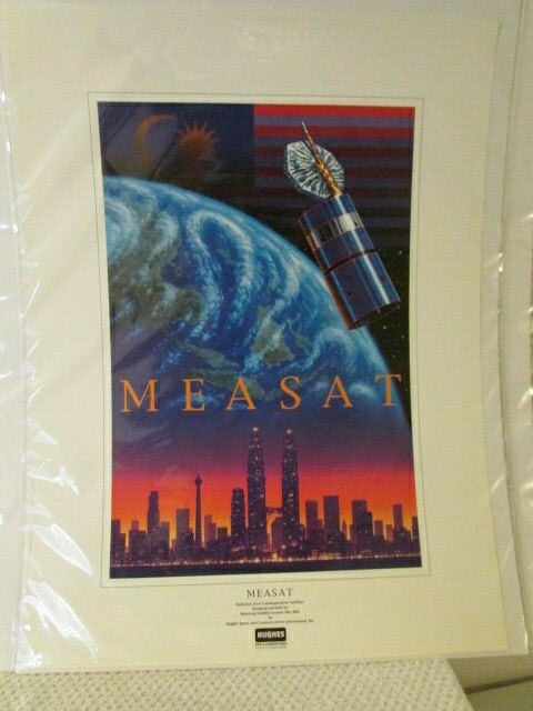MEASAT SATELLITE Poster