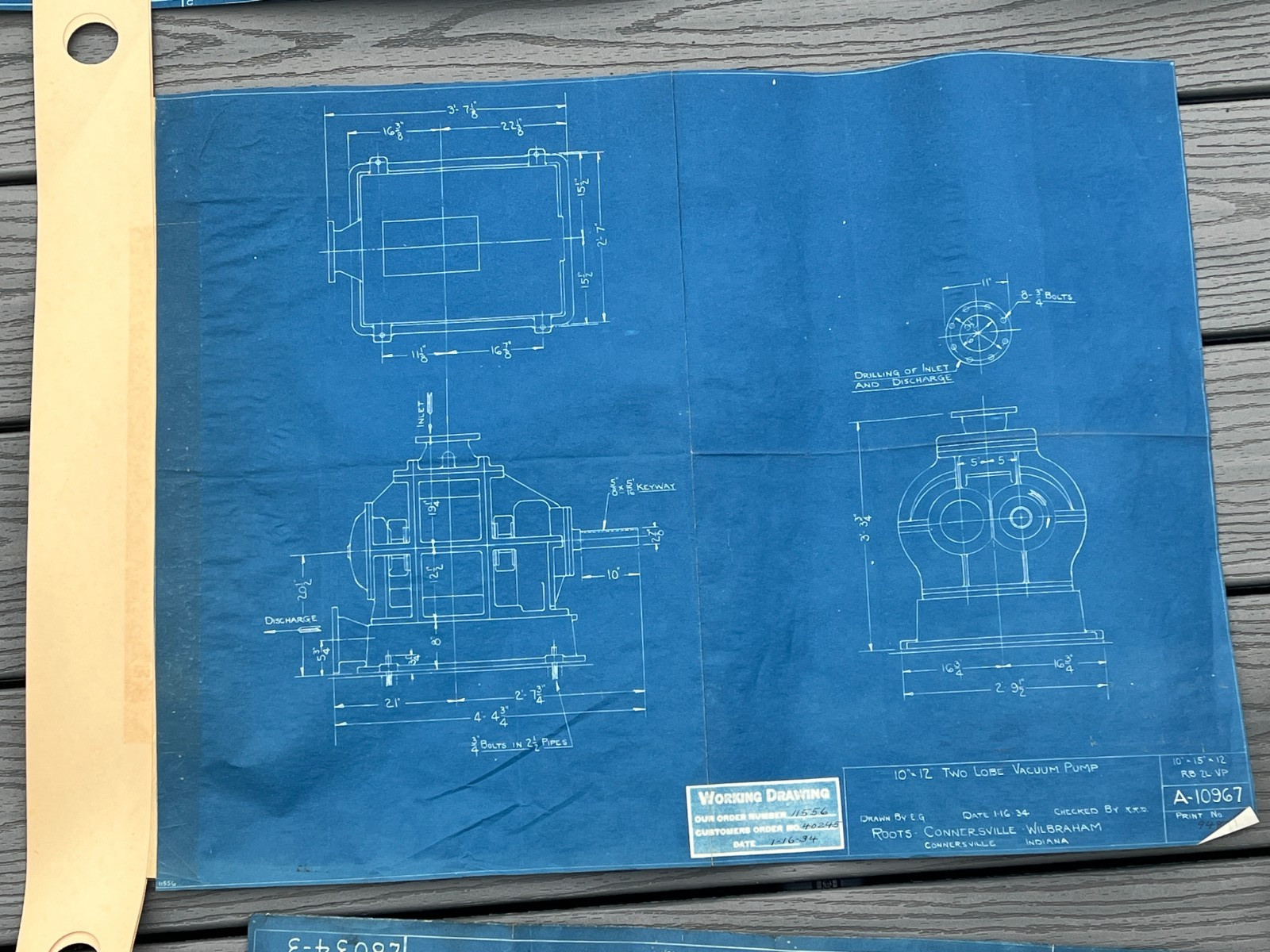Lot 4 Vtg Industrial Dorr CO Blueprints Electrical Engineering Cutler Hammer