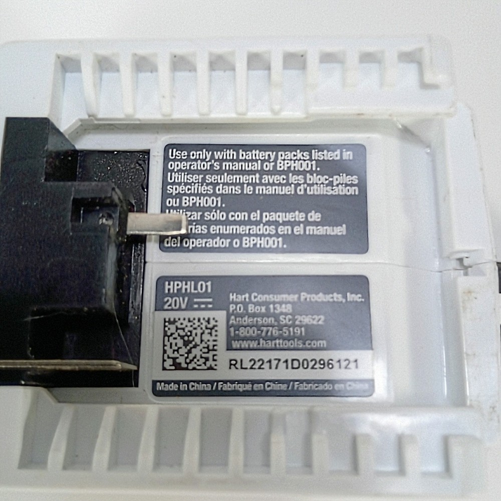 Hart HPHL01 20 Volt Cordless LED Worklight Flashlight Bare Tool Only